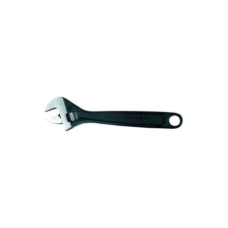 Urrea Urrea Adjustable Wrench, 708S, 8" Long, 1" Max Opening, Black Finish 708S